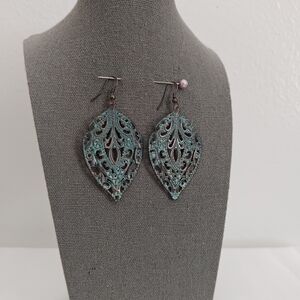 Southern Grace - Turquoise Teardrop Earrings